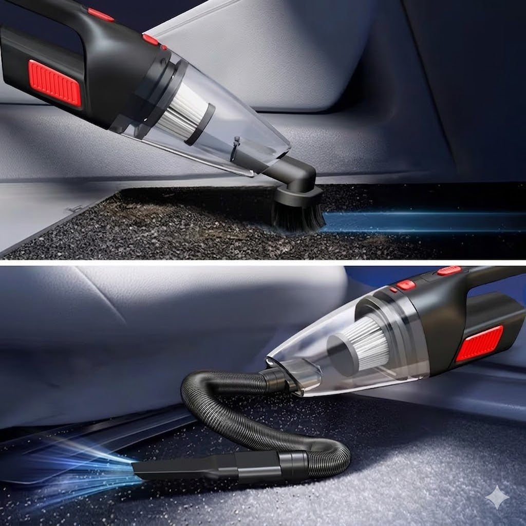 ,,Švarosvariklis TurboVac 3-in-1" - Belaidis automobilio siurblys