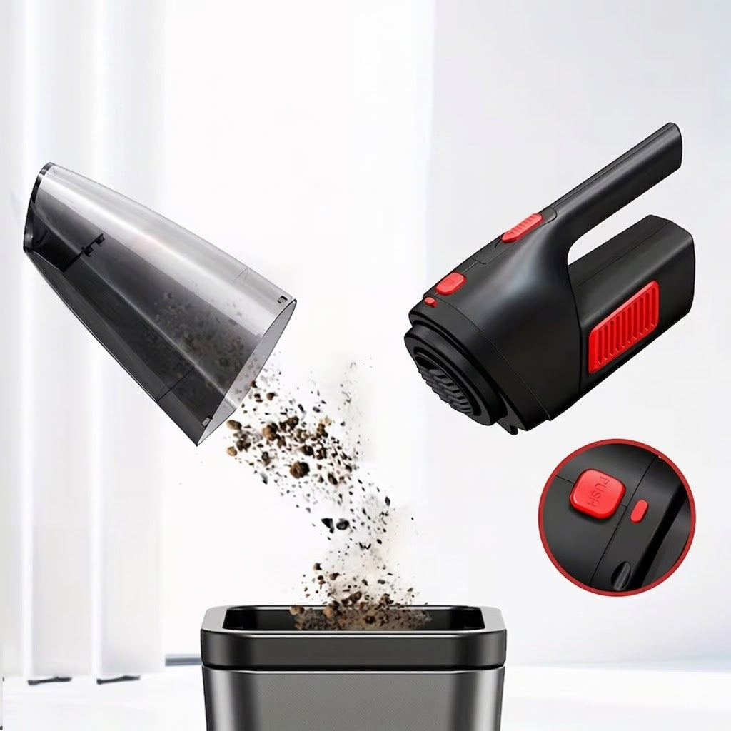 ,,Švarosvariklis TurboVac 3-in-1" - Belaidis automobilio siurblys